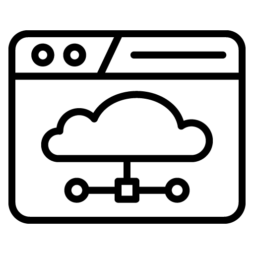 Cloud Hosting Icon